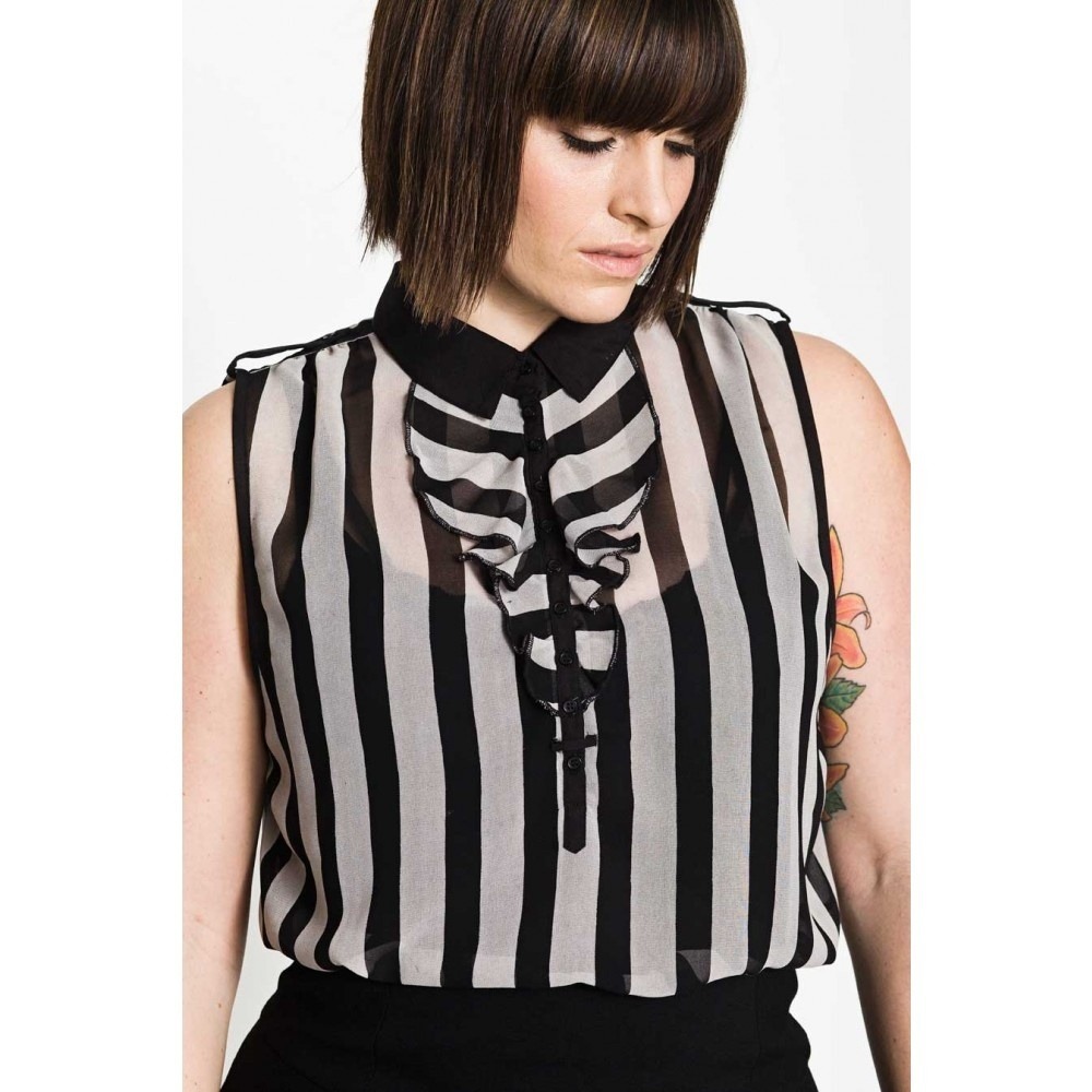 NWT Deadstock Carmakoma Chat Black Viscose Tunic Oversized Ruffle Top Size M
